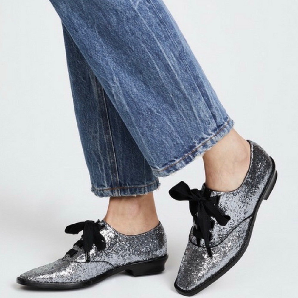 Marc Jacobs Brittany Oxford (US 9) Antique Silver